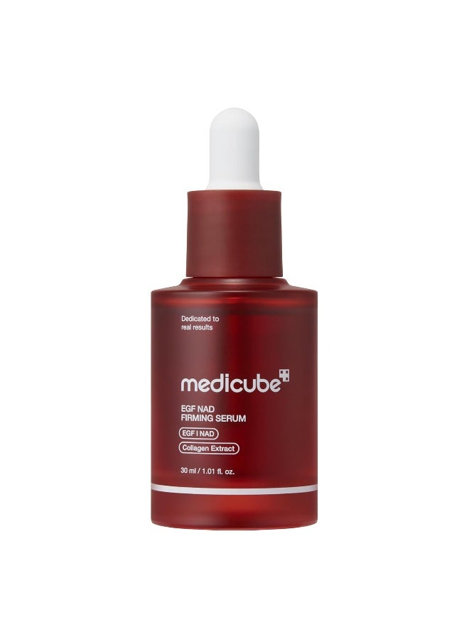 medicube NAD EGF Firming Serum for Face & Neck | Anti-Aging Serum with EGF Peptide, NAD+ & Collagen | Wrinkle Appearance, Elasticity & Pore Care | Korean Skincare, 1.01 fl.oz