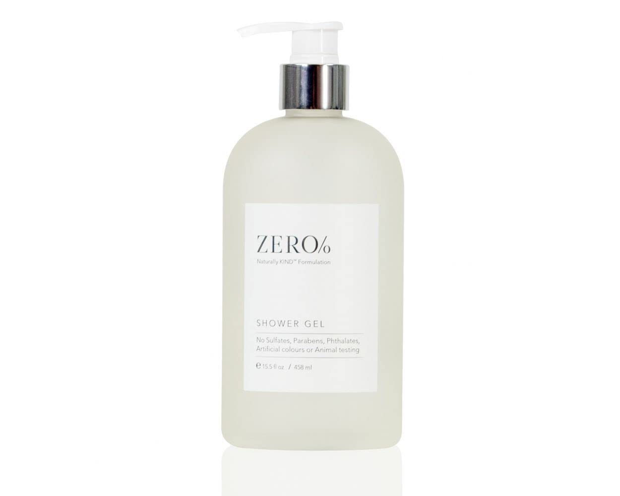 Gilchrist & Soames Zero% Shower Gel â€“ Naturally Kind Sulfate, Paraben & Cruelty-Free Liquid Body Wash for Men & Women, Fresh Botanical Scent Infused with Glycerin & Aloe for Hydrated Skin, 15.5 oz