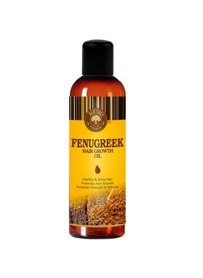 Old Tree Fenugreek Oil for Hair Growth (100ml Methi Oil) - Anti-Dandruff, Hair Fall Control Oil for Women and Men - Carrier Oil for Skin Care and Moisturising Dry Skin