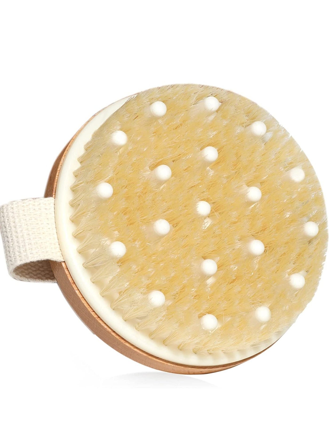 Body Brush for Wet or Dry Brushing - Gentle Exfoliating for Softer