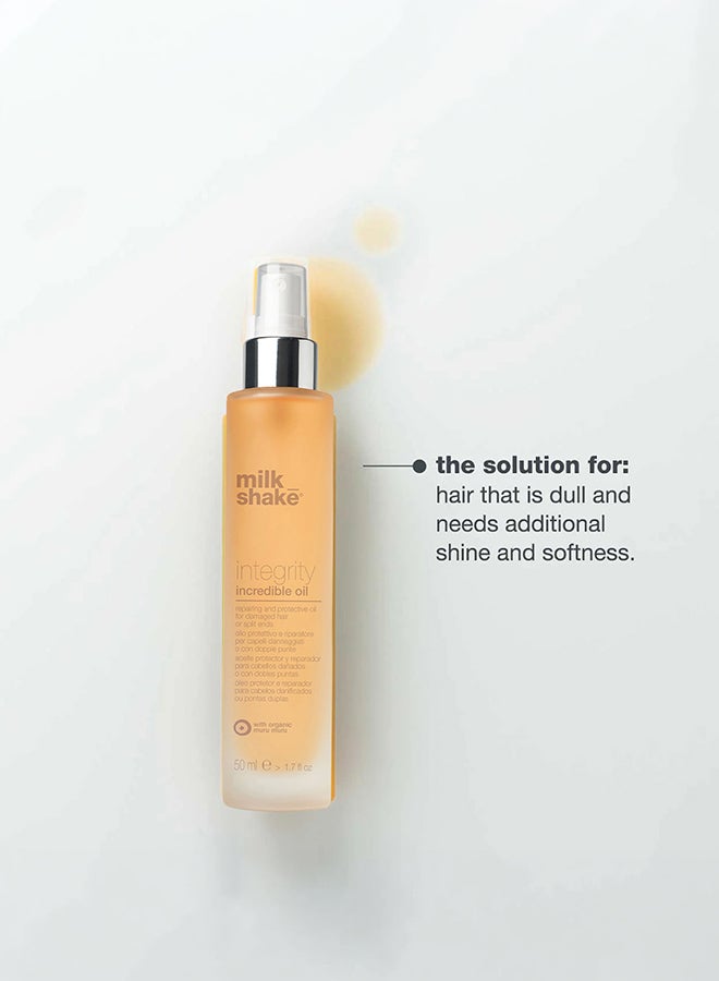 Leave-In Incredible Oil with Argan Oil & Papaya Extract - Reduces Split Ends, Protects from Heat & Enhances Shine for All Hair Types (50 ml) - image 2