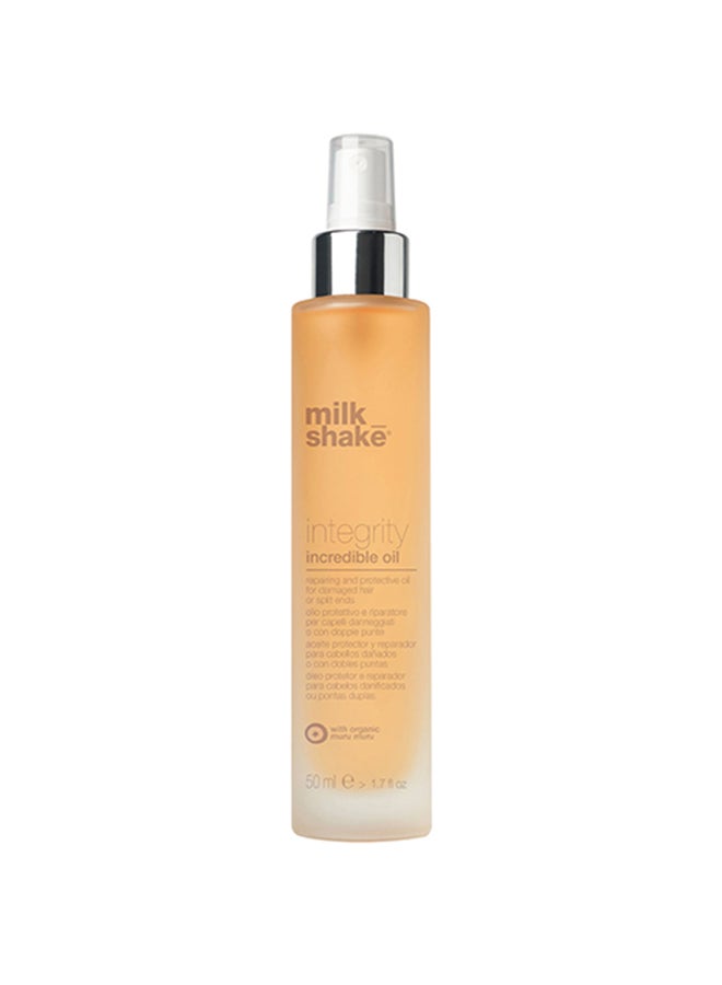 Leave-In Incredible Oil with Argan Oil & Papaya Extract - Reduces Split Ends, Protects from Heat & Enhances Shine for All Hair Types (50 ml)