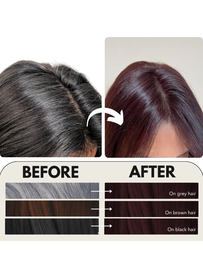 Mini Black Cherry Timeless Hair Tint, Permanent Crème Hair Color for Hair, Complete Grey Coverage, Formula Free from PPD, Ammonia, & Resorcinol, 3.6 Black Cherry, 60 GRAM - image 5