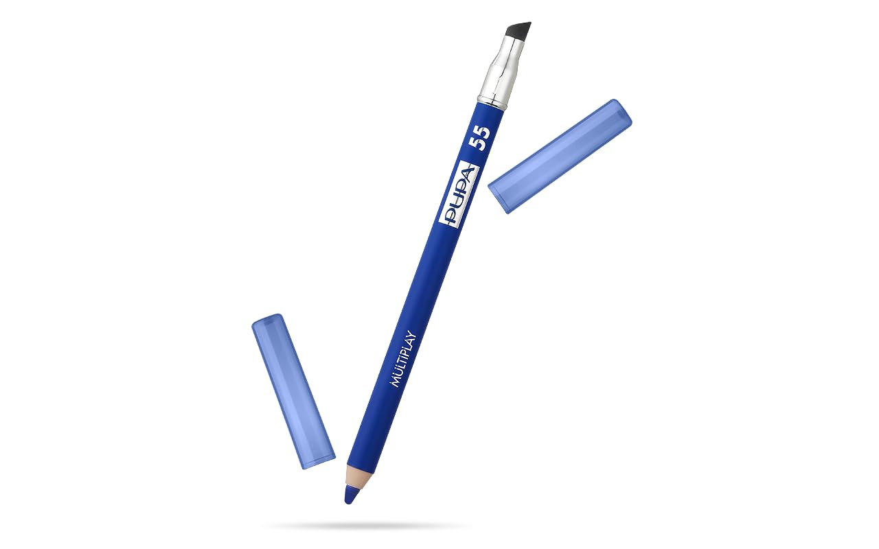 Pupa Milano Multiplay Eye Pencil - 55 Electric Blue For Women 0.04 oz Eye Pencil