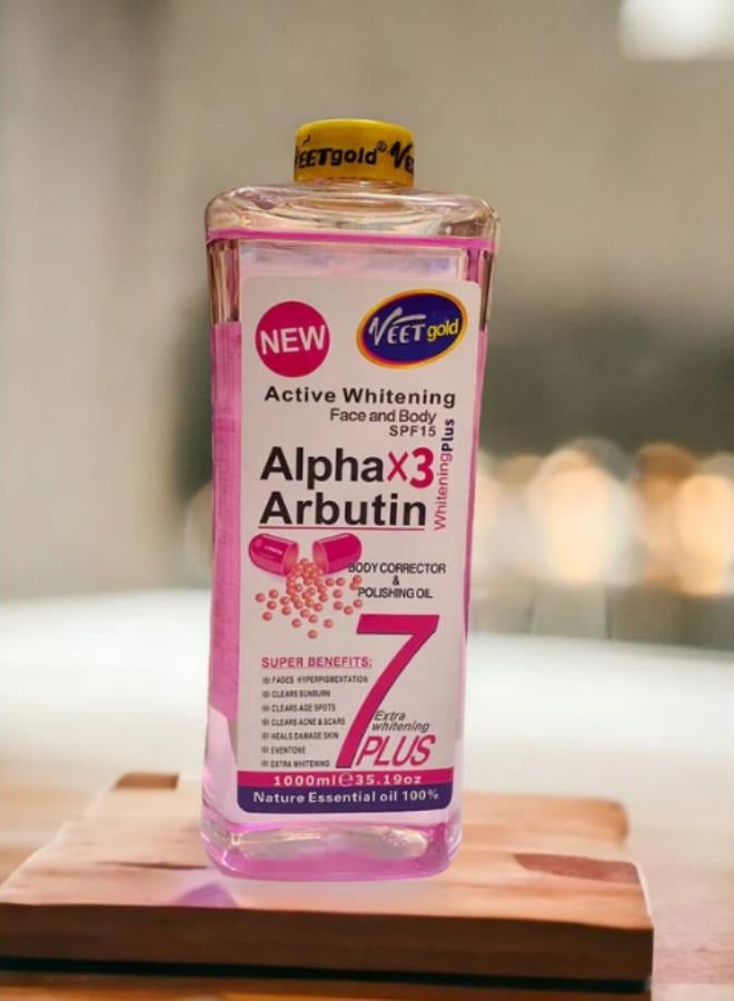 AlphaX3 Arbutin Body Corrector Oil 1000 ML