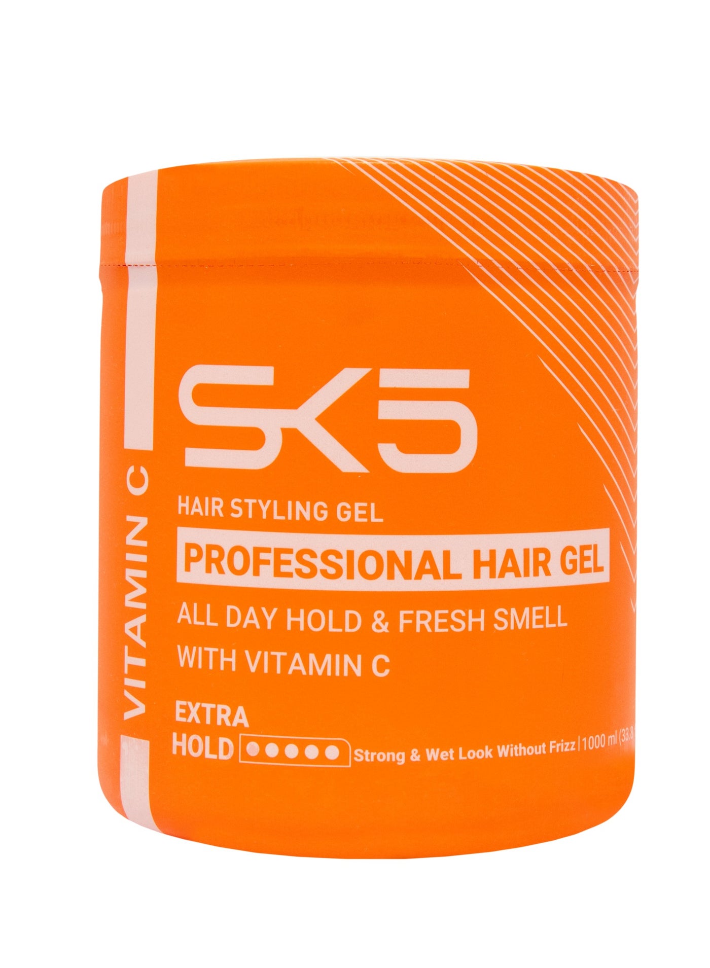 SK5 Vitamin C Hair Gel 1000ml – All-Day Hold with Vitamin C | Non-Sticky & Clean Finish