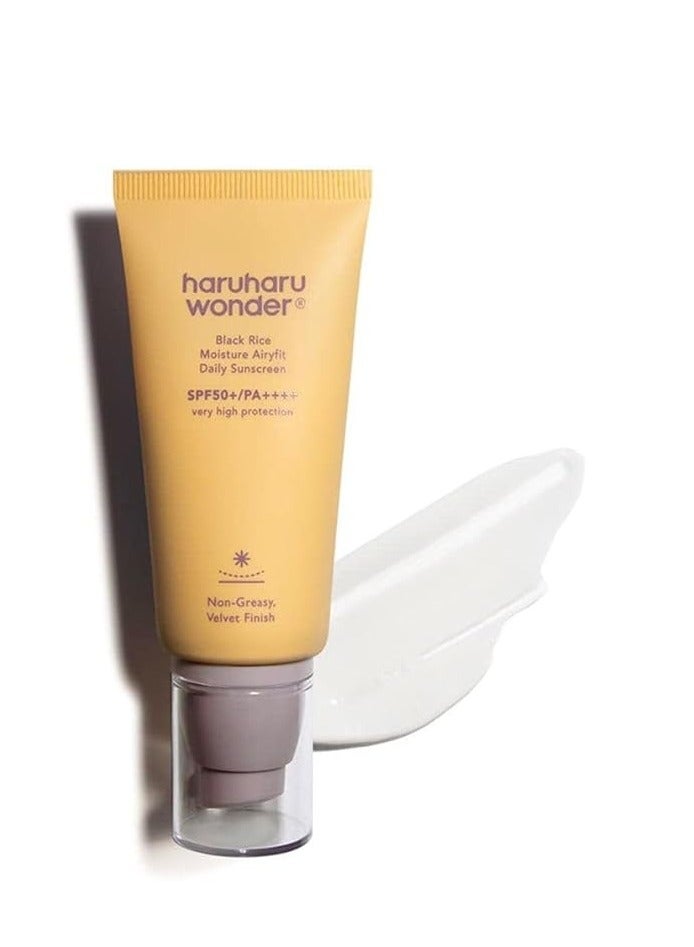 Black Rice Moisture Airyfit Daily Sunscreen SPF50+/PA++++