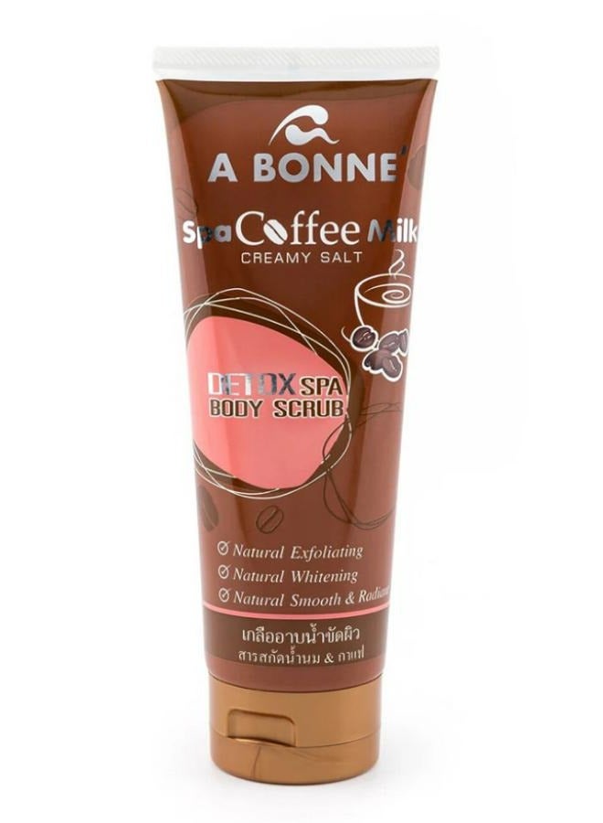 Spa Coffee Milk Creamy Salt Body Scrub 350 ML
