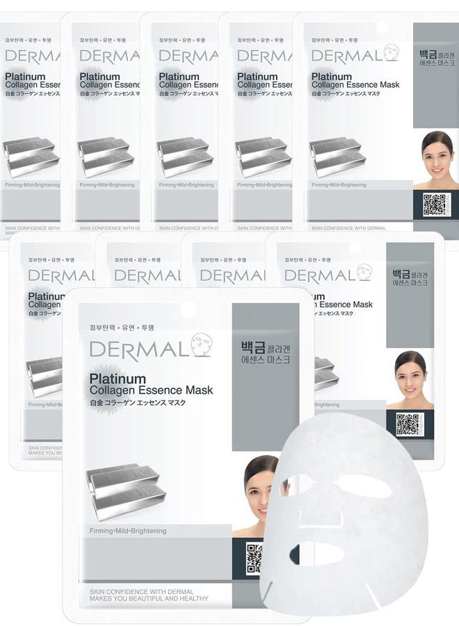 Platinum Collagen Essence Full Face Facial Mask Sheet 23g