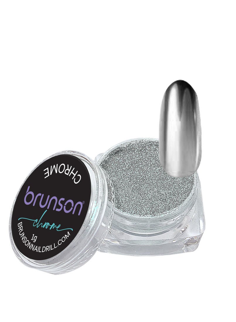 Chrome Nail Metallic Powder Holographic Mirror Effect Nail Art Manicure Pigment JM-01