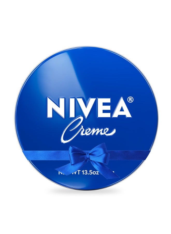 NIVEA Creme Body, Face and Hand Moisturizing Cream for All Skin Types, Rich Body Moisturizer with Provitamin B5, 13.5 Oz Tin