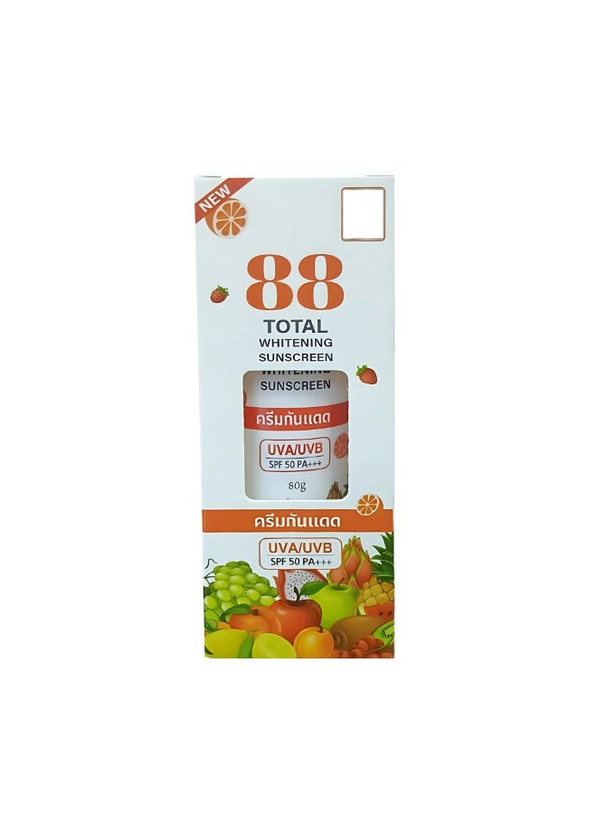 88 Total Whitening Sunscreen SPF50 PA+++ – 80g