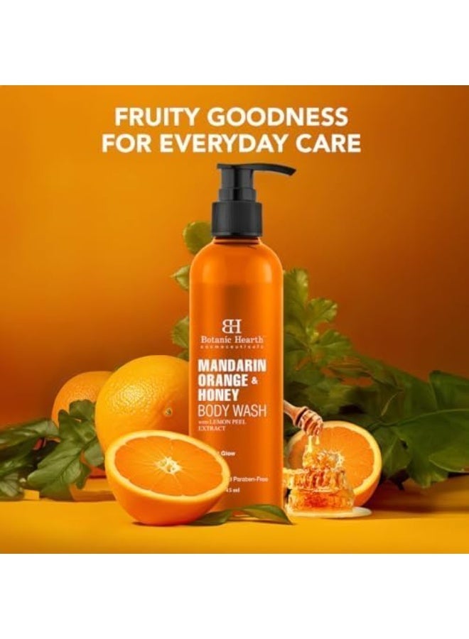 Mandarin Orange & Honey Body Wash with Lemon Peel Extract for a Radiant Glow | Sulphate & Paraben Free | Suitable for All Skin Types | Shower Gel for Men and Women| 245ml - image 2
