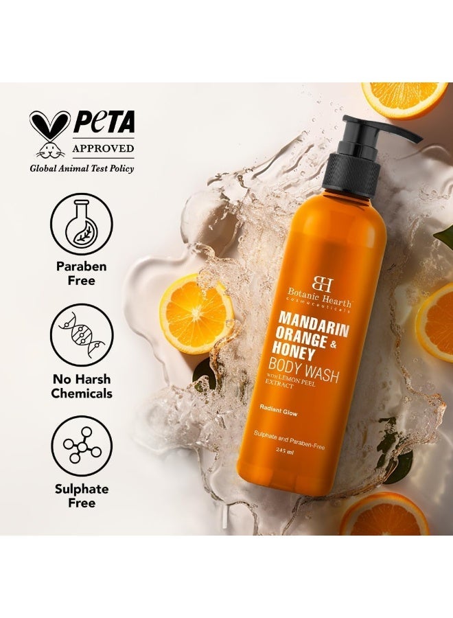Mandarin Orange & Honey Body Wash with Lemon Peel Extract for a Radiant Glow | Sulphate & Paraben Free | Suitable for All Skin Types | Shower Gel for Men and Women| 245ml - image 5