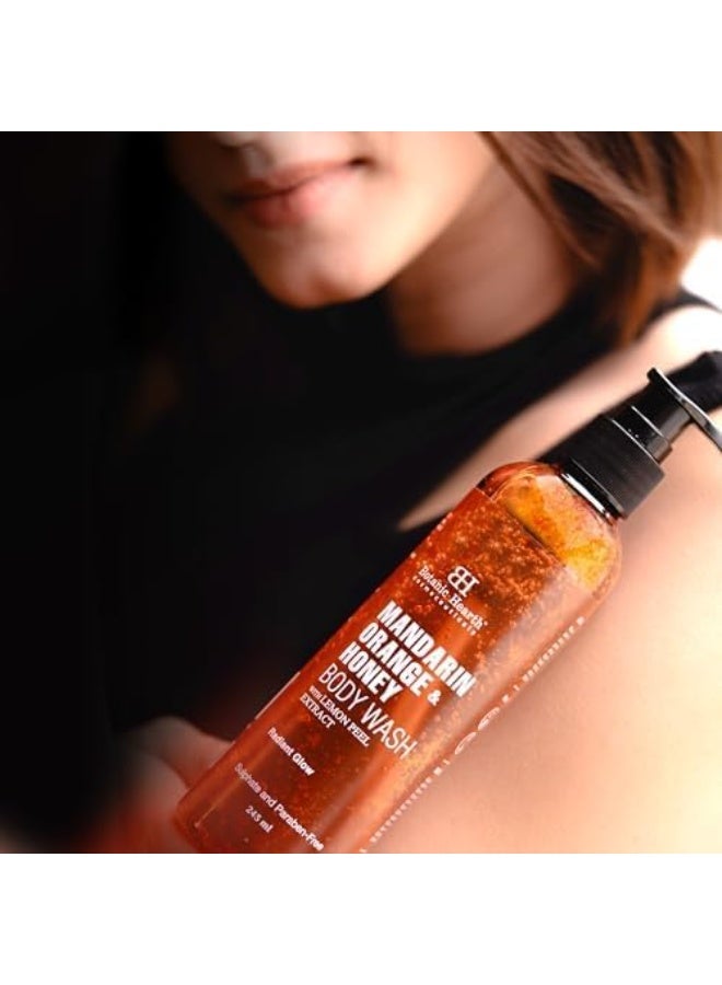 Mandarin Orange & Honey Body Wash with Lemon Peel Extract for a Radiant Glow | Sulphate & Paraben Free | Suitable for All Skin Types | Shower Gel for Men and Women| 245ml - image 6