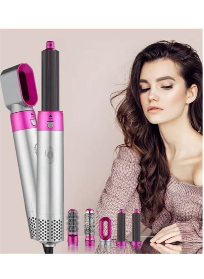 Hair Dryer Brush 5 In 1 Hair Blower Brush Hot Air Styler Comb One Step Hairdryer Electric Blowing Hair Dryer Auto Curling Iron
