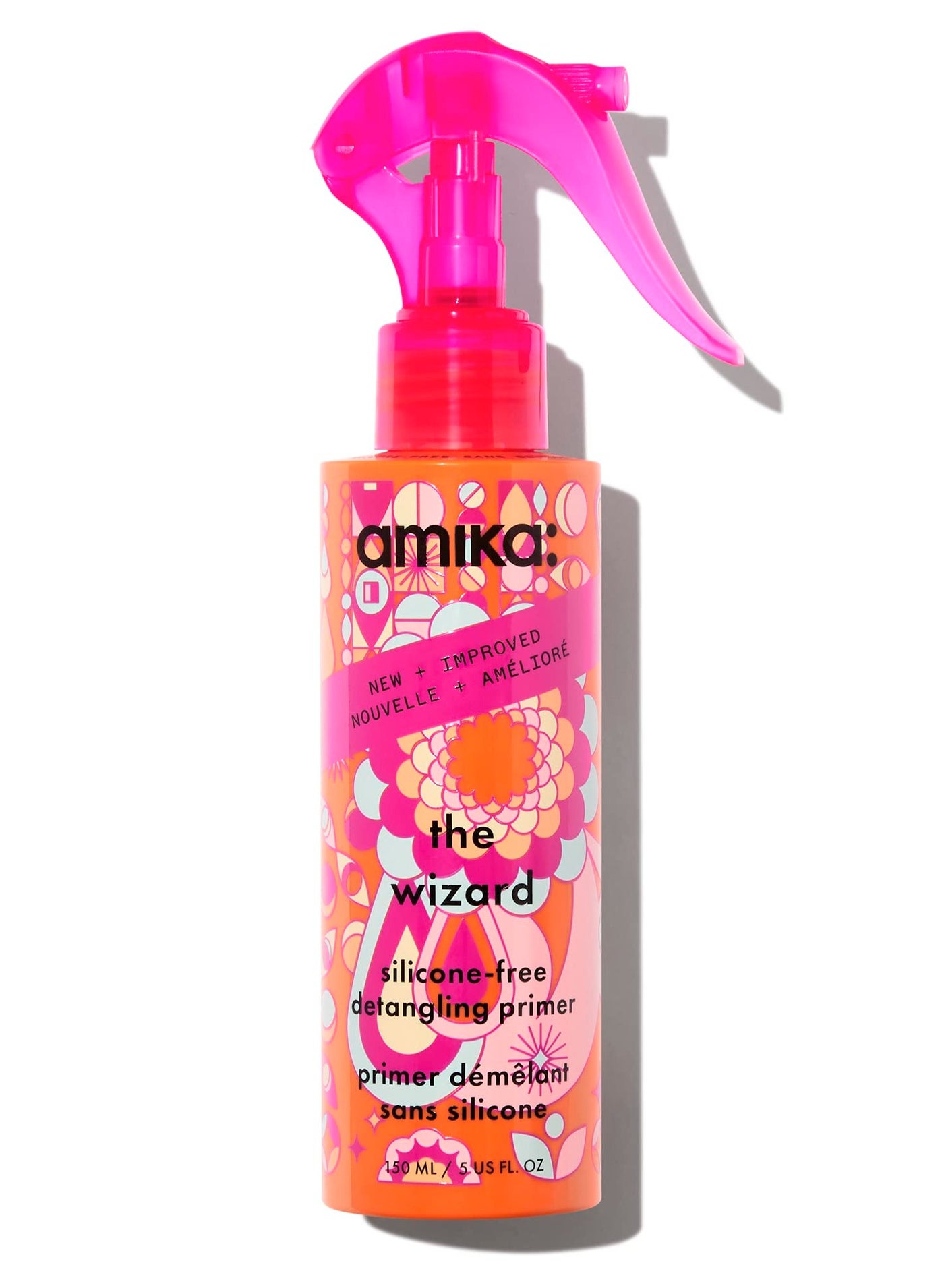 Amika the wizard silicone-free detangling hair primer