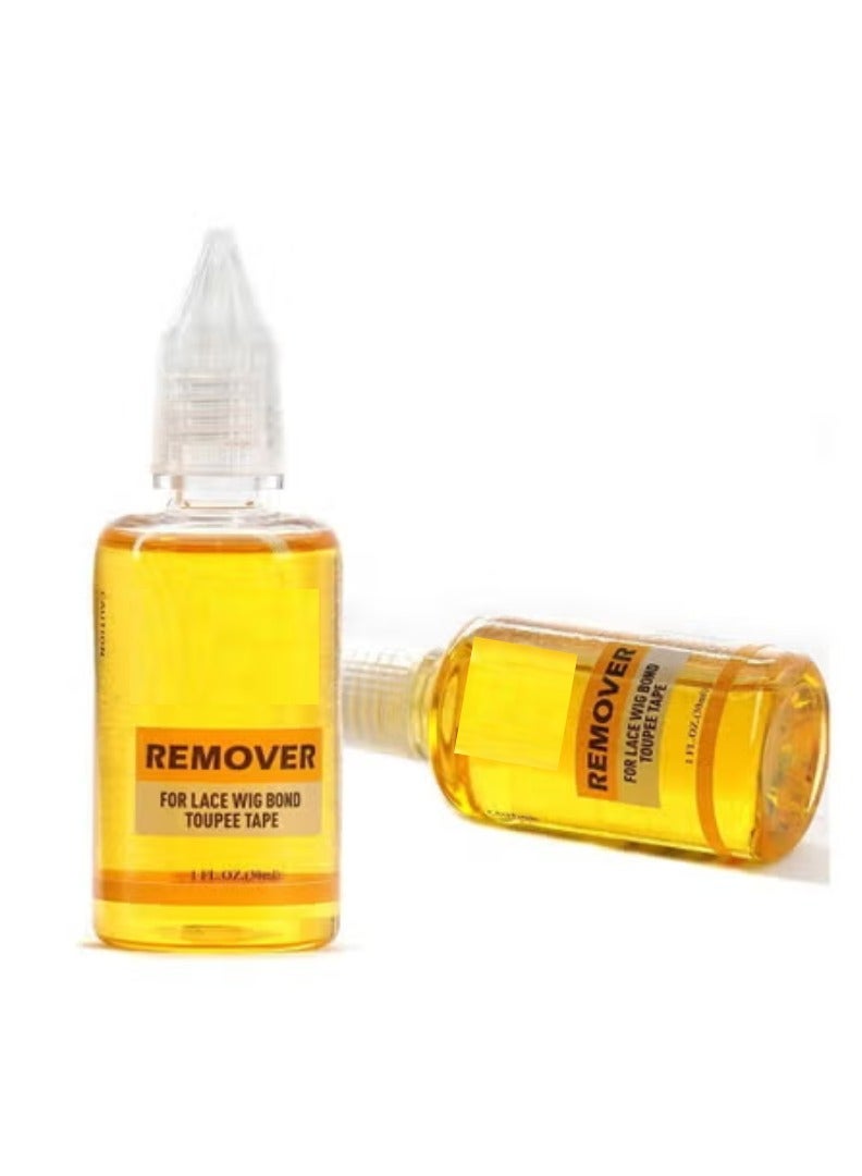 Hair Glue and Tape Remover 30ml – Removes Wig Tape, Double-Sided Extension Tape, Lace Wig Bond, Toupee Adhesive & Tape-In Extensions – Safe, Fast-Acting Adhesive Remover for All Hair Types