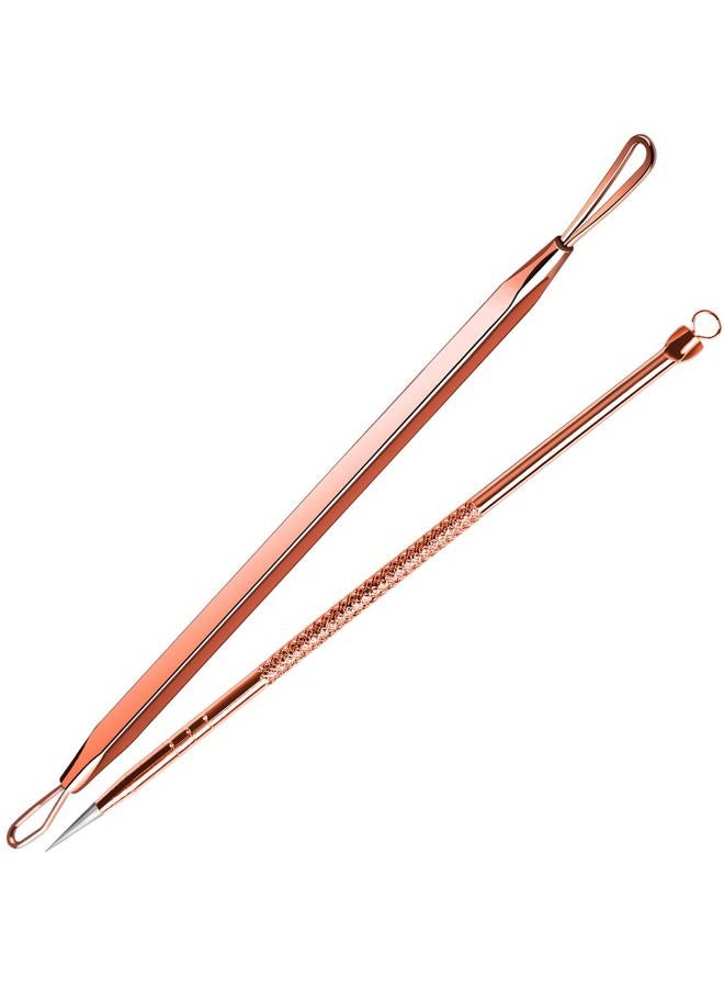 Pimple Popper Tool, Blackhead Remover Tools, Comedone Extractor Tool Acne Tools, Pimple Extractor Tool, Blackhead Extractor Tool, Black Head Remover for Face Tool Rose Gold