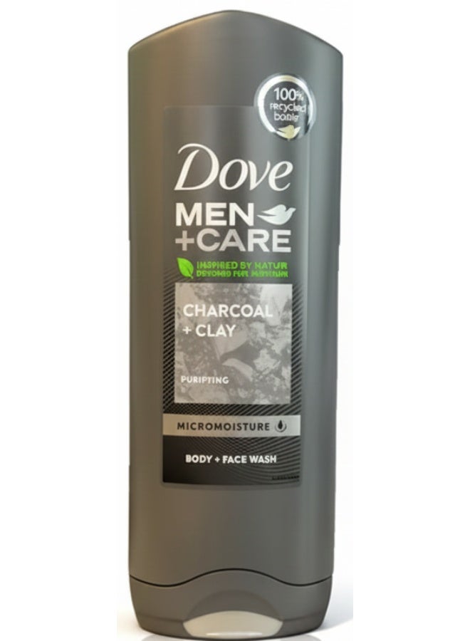 Dove Men + Care Body Wash Charcoal & Clay 250ml
