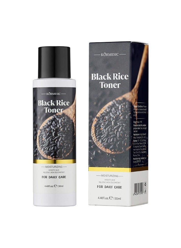 Black Rice Hydrating Facial Toner – 150ml Moisture Balance Toner with Natural Fermented Rice Extract for Soft & Glowing Skin