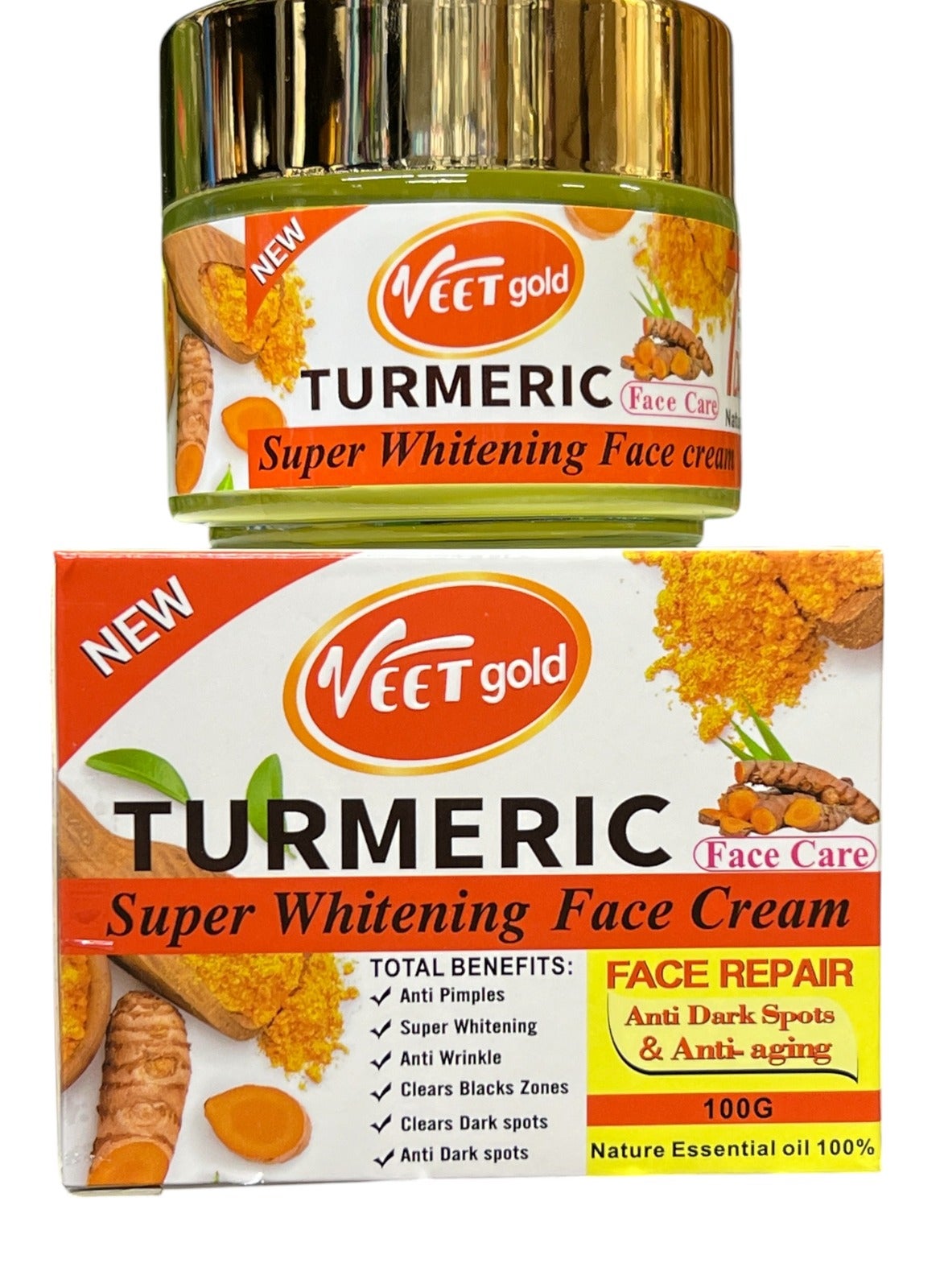 Turmeric Super Whitening Face Cream 100gm