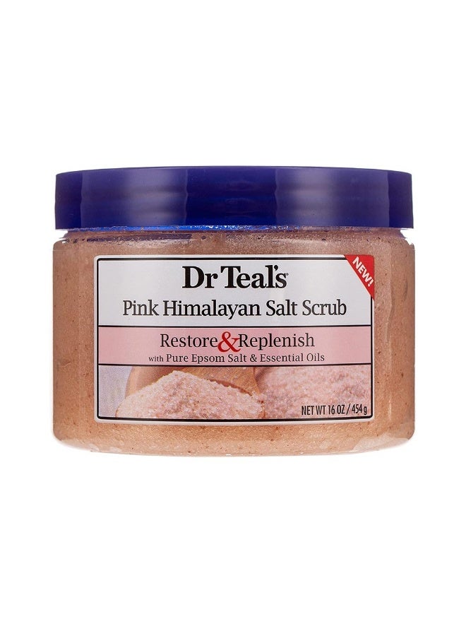 Restore & Replenish Pink Himalayan Epsom Salt Body Scrub 454 g