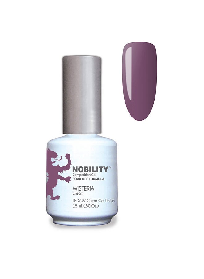 Gel Nail Polish 15 ml, Long Lasting, Chip Resistant, Requires Drying Under UV Led Lamp Wisteria Nbgp136