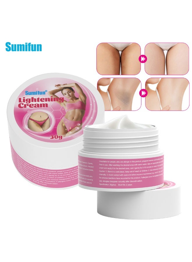 Sumifun Skin Brightening Cream 30g, Targeted Care for Underarm and Private Areas, Helps Reduce Appearance of Dark Spots, Pigmentation and Uneven Tone with Regular Use