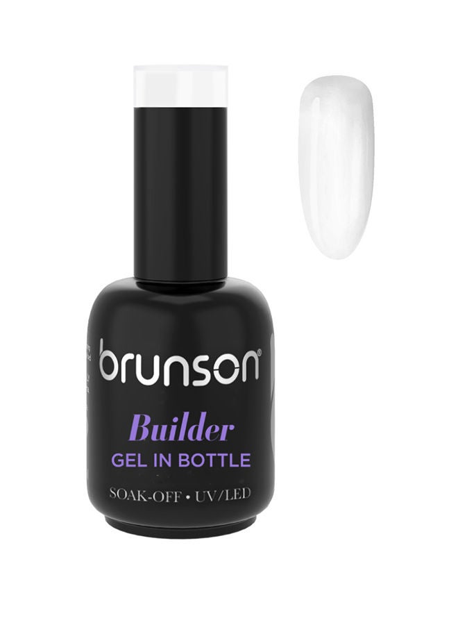 Builder Gel BIAB 10in1 Builder Gel In A Bottle 18ml Soak Off UV LED Hard Gel for Nail extension Builder Base Gel Nail Polish for Long lasting Fake Nail Extension Nail Art Strong Nails Tips Bbg01