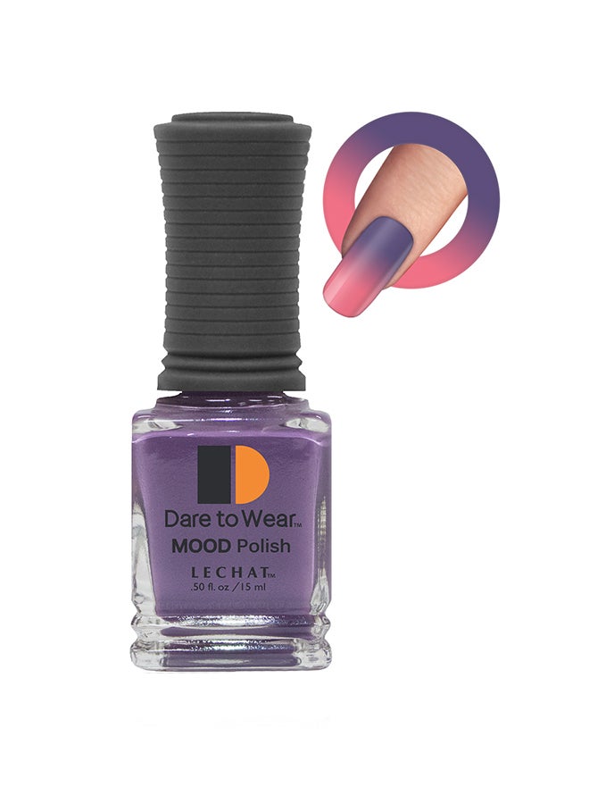 Color Changing Nail Polish 15ml Glossy Super Shine Nail Lacquer 15ml Fast Dry Long Lasting Nail Enamel Temperature Change Mood Color Polish Nail Art No Need UV LED Lamp No curing Manicure Nail Paint