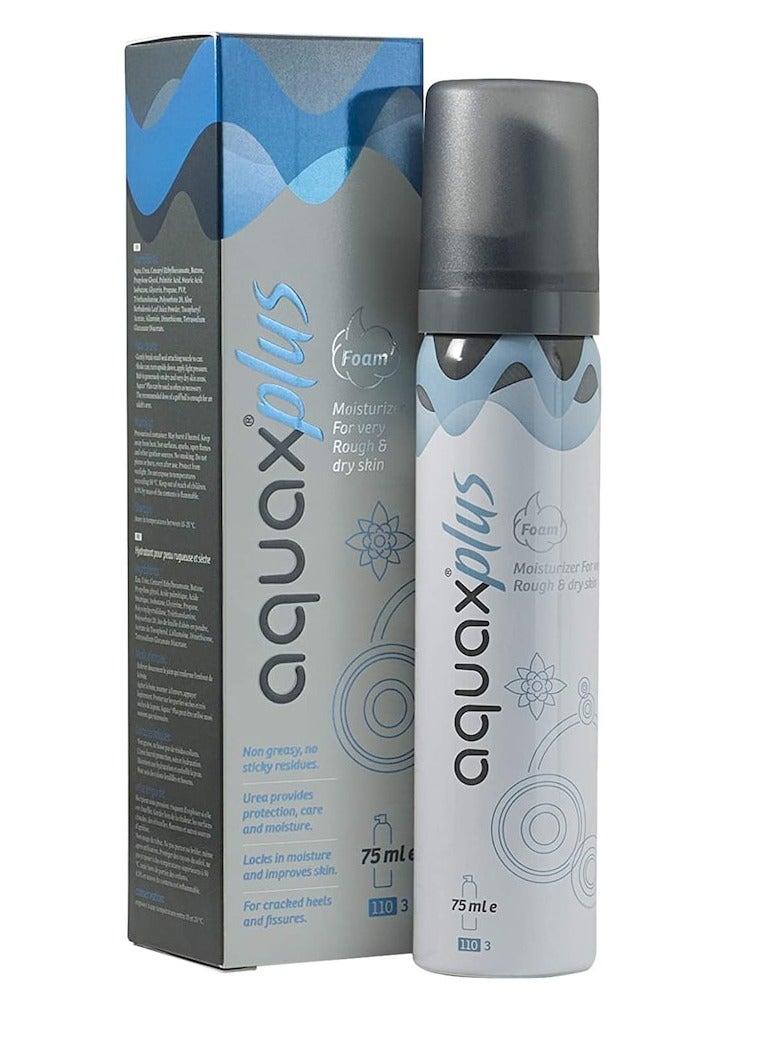 Aquax Plus Foam Moisturizer for Protect Dryness and Damage Skin 75ml