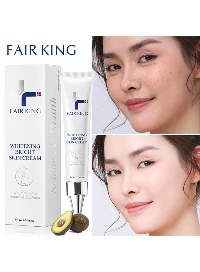 Whitening Bright Skin Cream - for Face Skin Whitening Freckle Cream Pigmentation Treatment Sun Spots Age Spots Blemish Remover Lightening Cream 20g