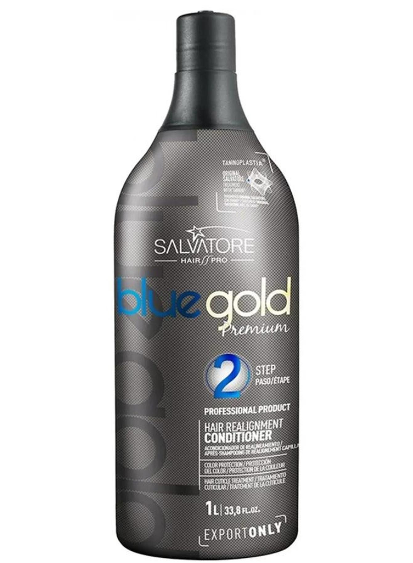 Blue Gold Premium Brazilian Keratin Conditioner Progressive Step2 1 Liter