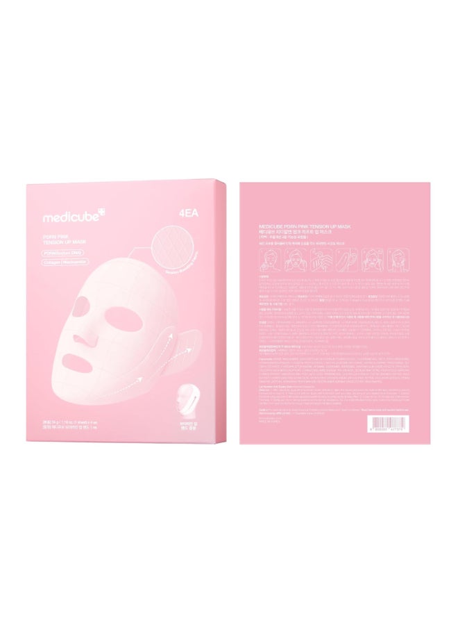 Medicube PDRN Pink Collagen Gel Mask Salmon DNA Firming Brightening Hydrating Korean Skincare 5 Sheets