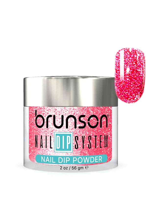 Nail Dip Powder Dip And Buff System Color 56gm, French Nail Art Starter Manicure Salon DIY At Home Odor Free And Long Lasting No Needed Nail Lamp Curing BDG012