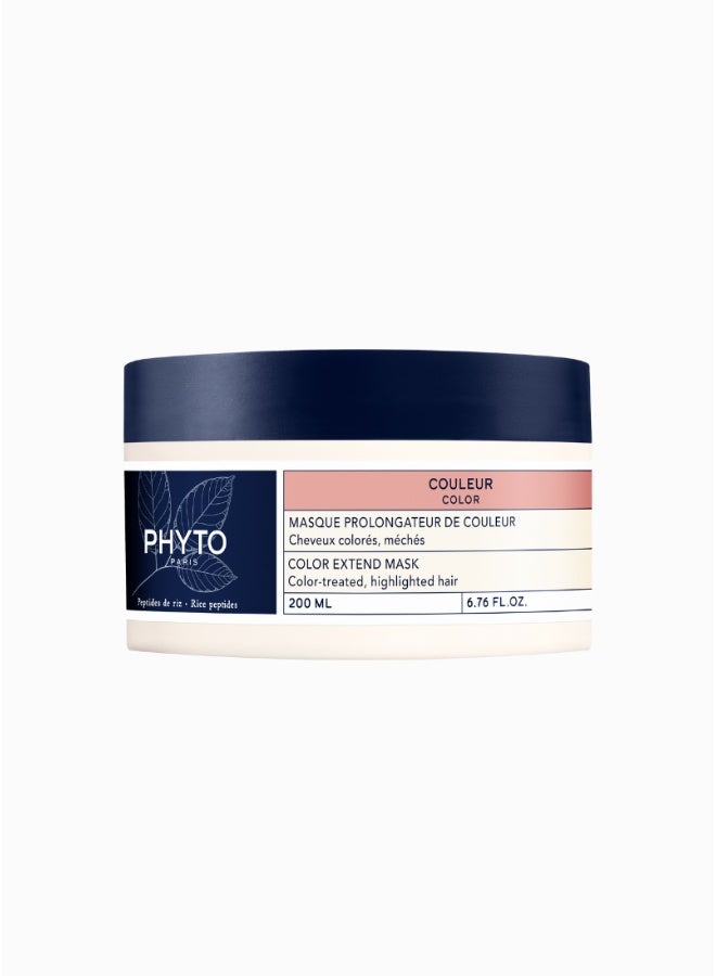 Phyto Color Extend Mask, Deep Conditioning Hair Mask for Color-Treated & Highlighted Hair, Silicone-Free 200ml