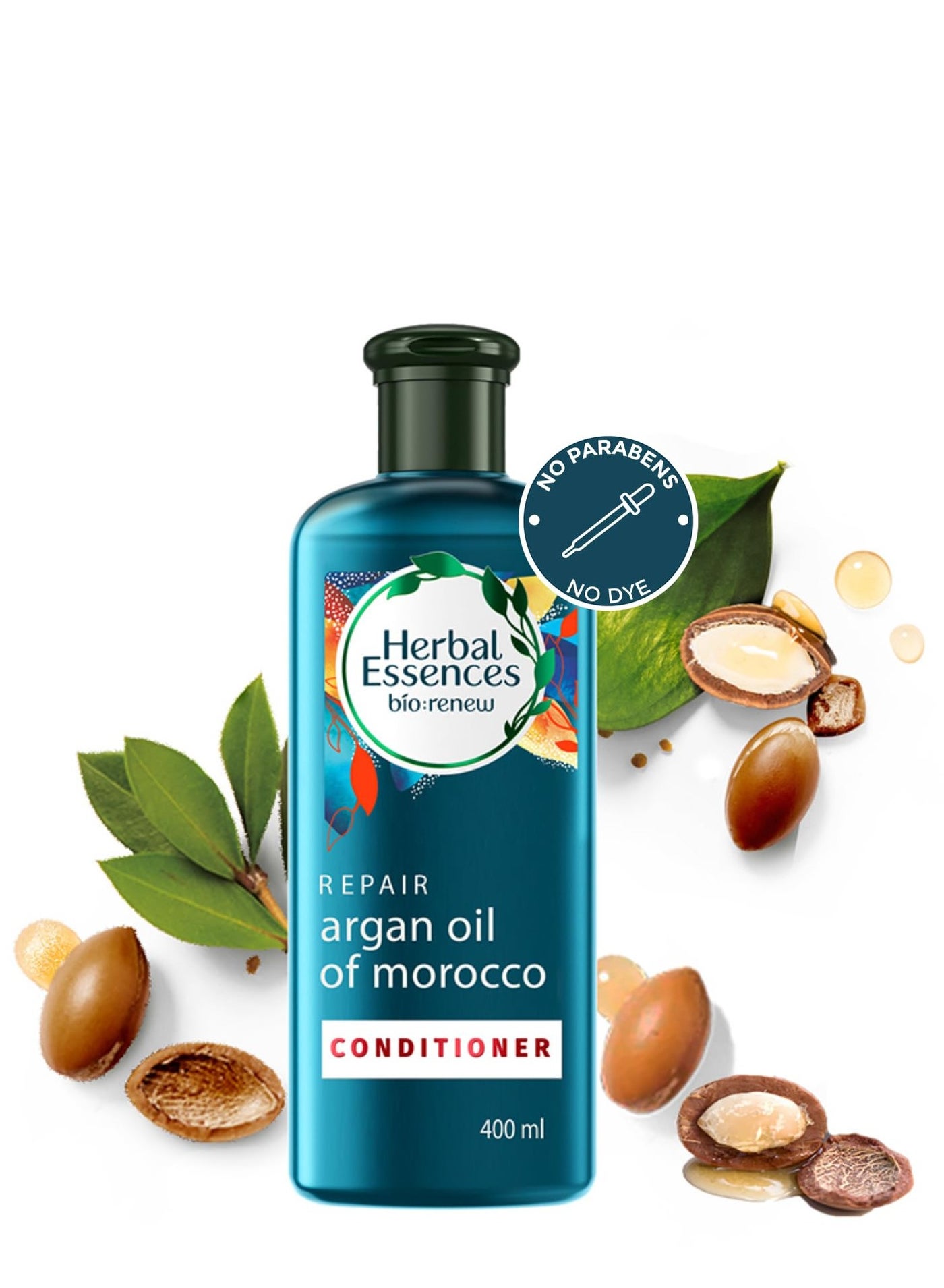 Herbal Essences Argan Oil of Morocco CONDITIONER For Hair Repair and No Frizz No Paraben No Colorants  400ml