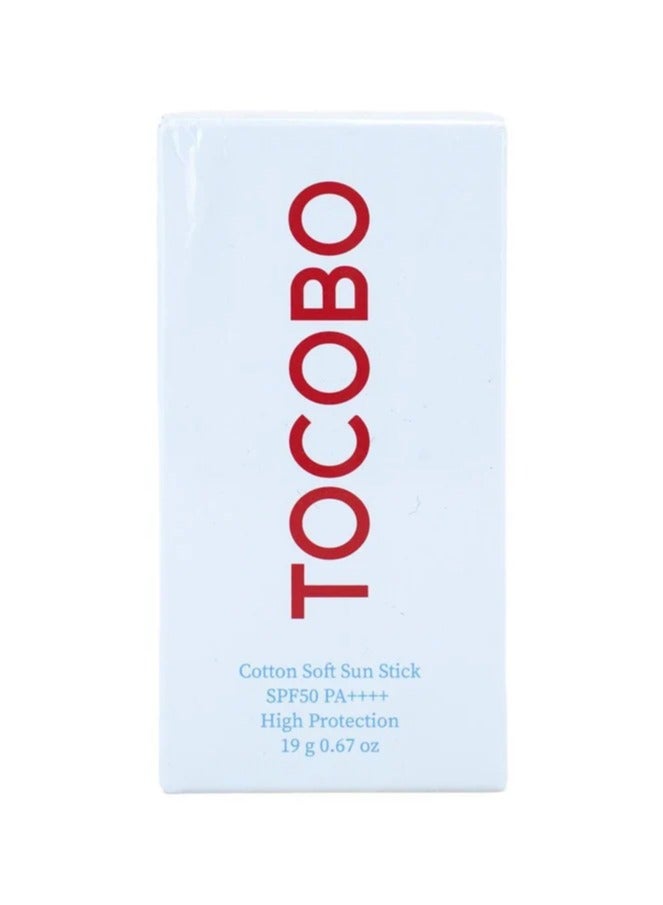Tocobo, Cotton Soft Sun Stick, SPF50 PA ++++, 0.67 oz (19 g)
