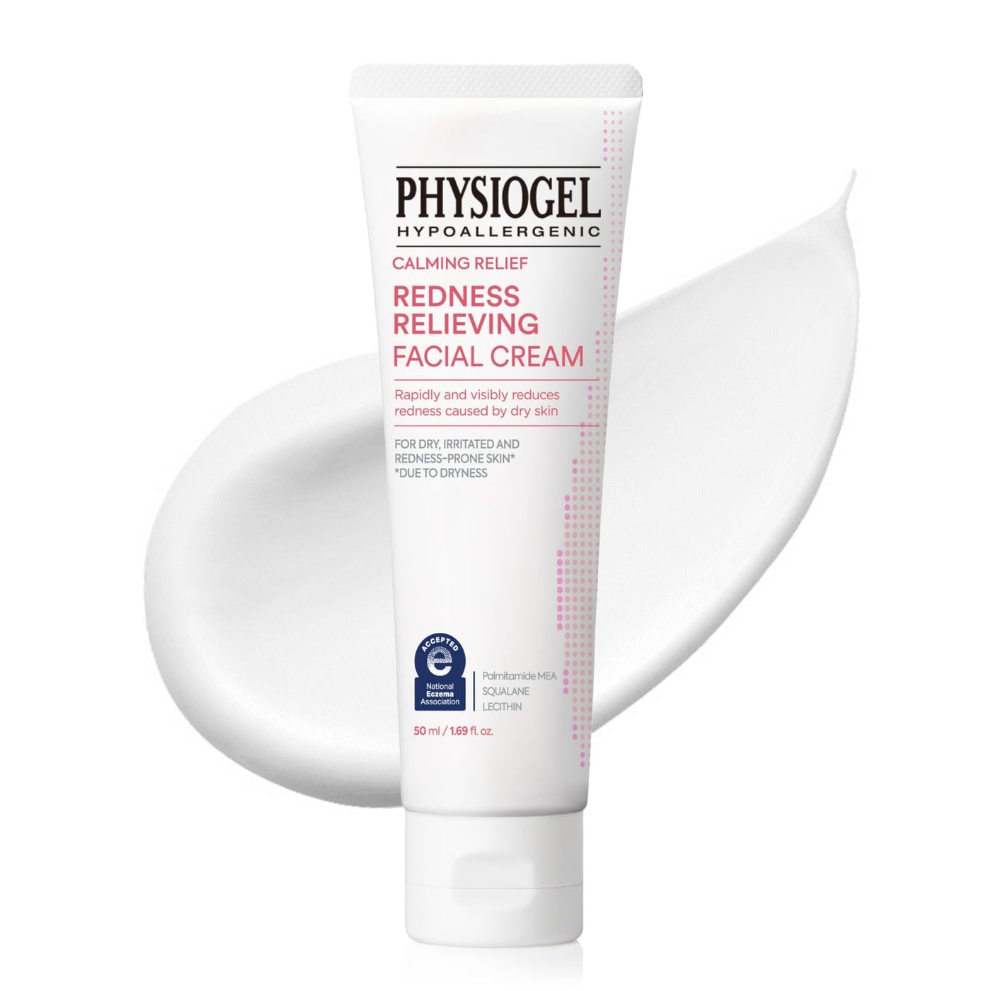 Physiogel Redness Reducing Cream â€“ Ceramide Moisturizer for Dry, Sensitive & Redness-Prone Skin, Repairs Skin Barrier, Dermatologist-Tested, Fragrance-Free, Korean Skincare, 1.69 fl oz