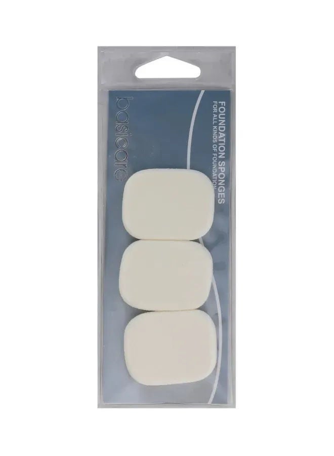 Foundation Rectangular Sponges, 3 Piece