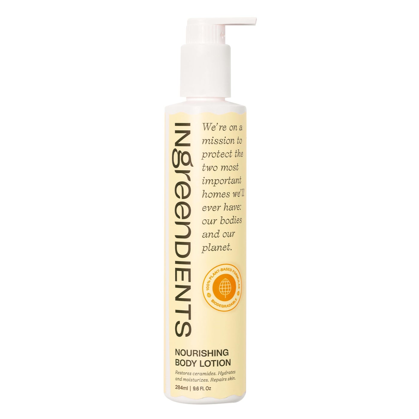 Ingreendients Organic Shea Butter Hand & Body Lotion For Dry and Sensitive Skin â€“ Non Toxic, Vegan, Cruelty-Free, Natural, Gluten Free, Effectively Moisturizes and Rejuvenates Skin â€“ 1 Pack
