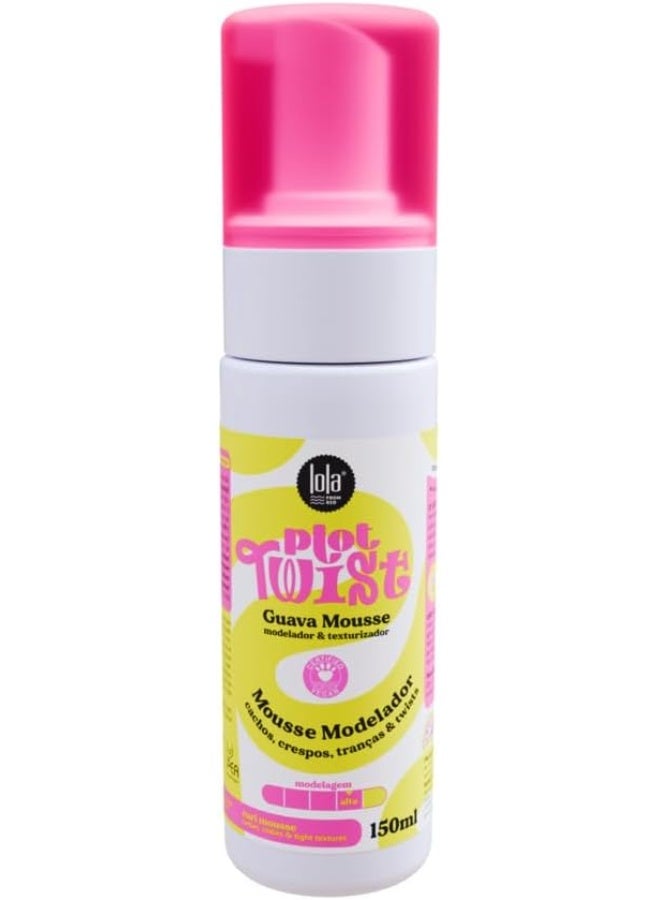 Plot Twist Guava Styling Mousse for Curly Hair 150 mL