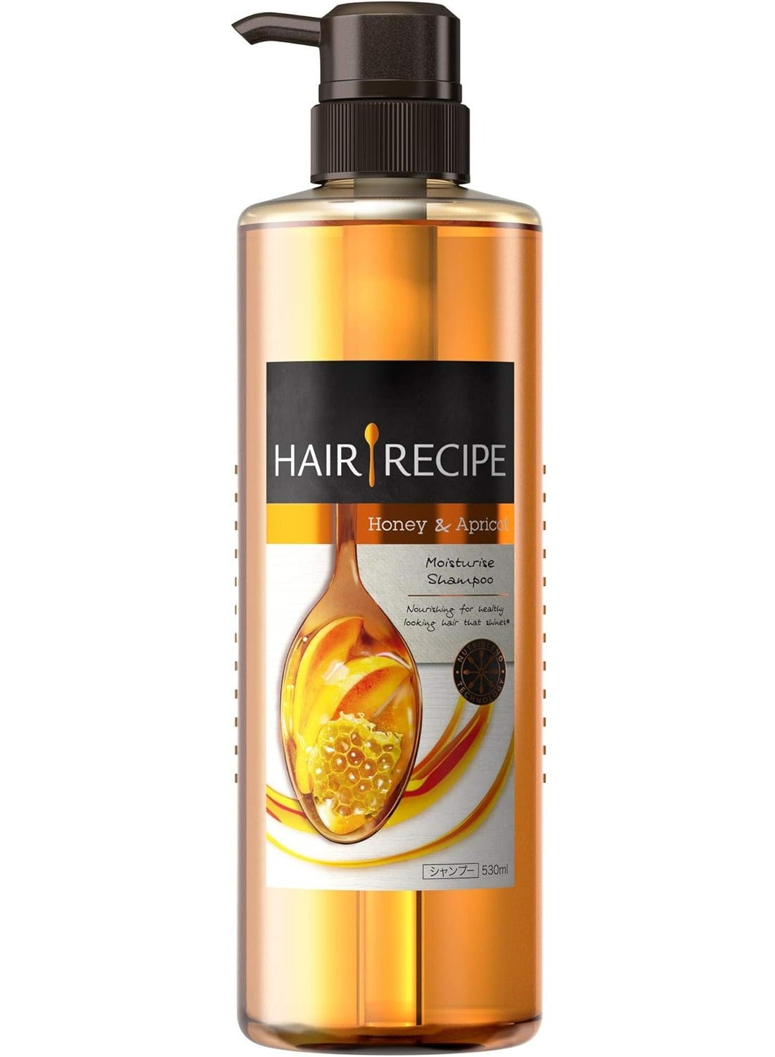 Shampoo Honey Apricot Enriched Moisture Recipe Body Pump 530 ML