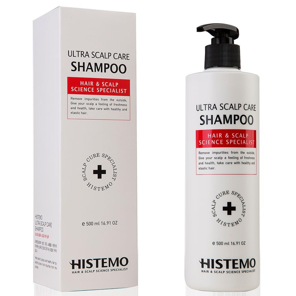 Histemo Ultra Scalp Care Shampoo - DHT Blocking for Hair Restoration and Growth, with Biotin to Prevent Loss for Men & Women with Oily or Color-Treated Hair (16.91 oz)