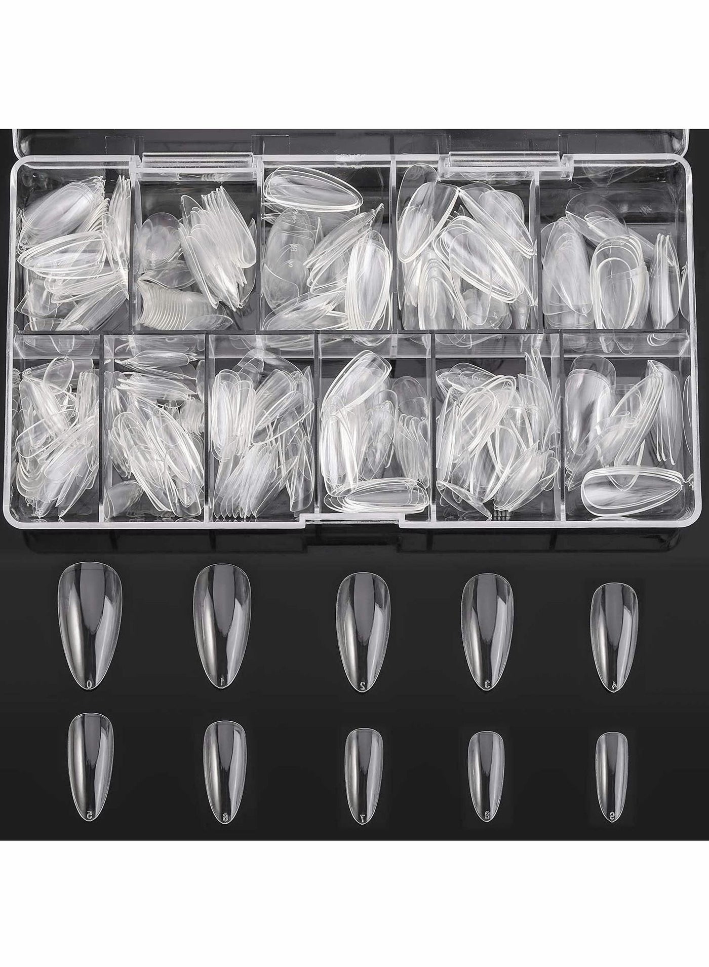 Boxed Ultra-thin Clear False Nails Tips