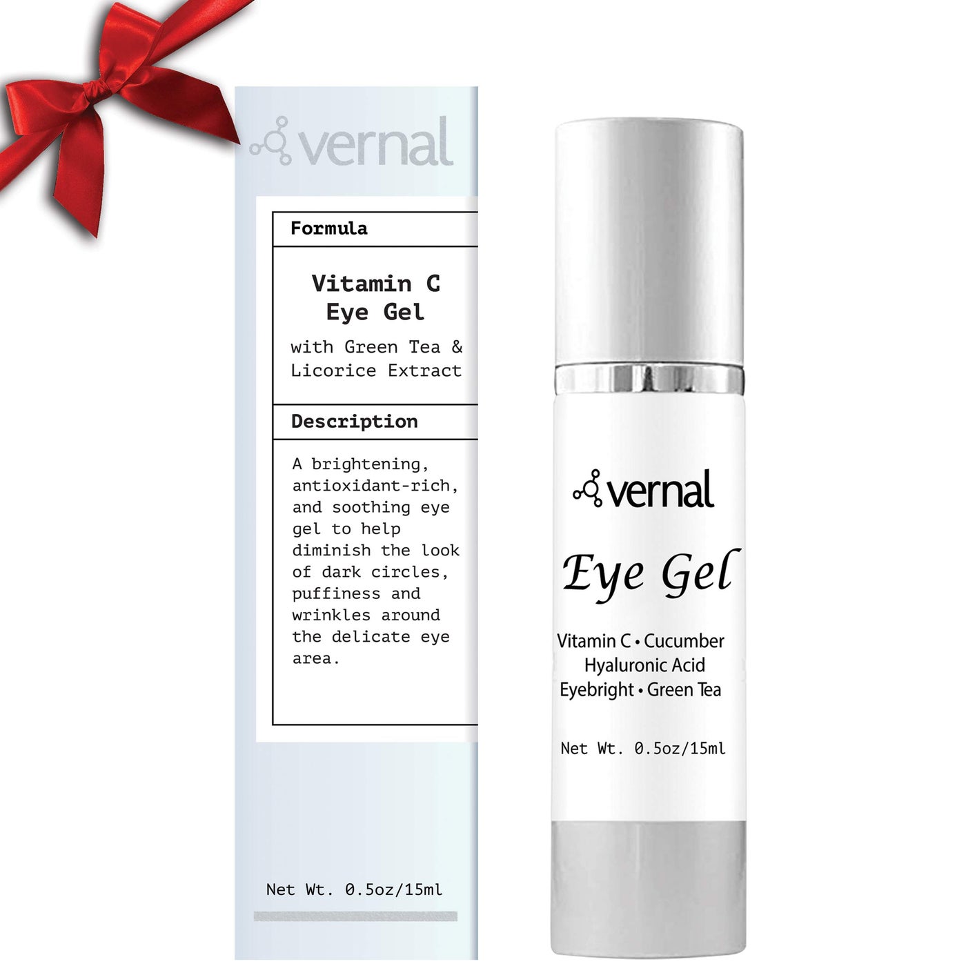 Vernal Eye Treatment Cream â€“ Repair Dark Circles Under Eye & Puffiness â€“ Packed with Collagen, Vitamin C & K | Eye Bags Treatment | Get Brighter, Rested and Refreshed Looking Eyes | Best Eye Gel