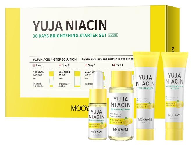 Yuja Niacin 30 Day Brightening Starter Set (Toner 40ml + Serum 10ml + Face Cream 30ml + Face Cleanser 20ml)
