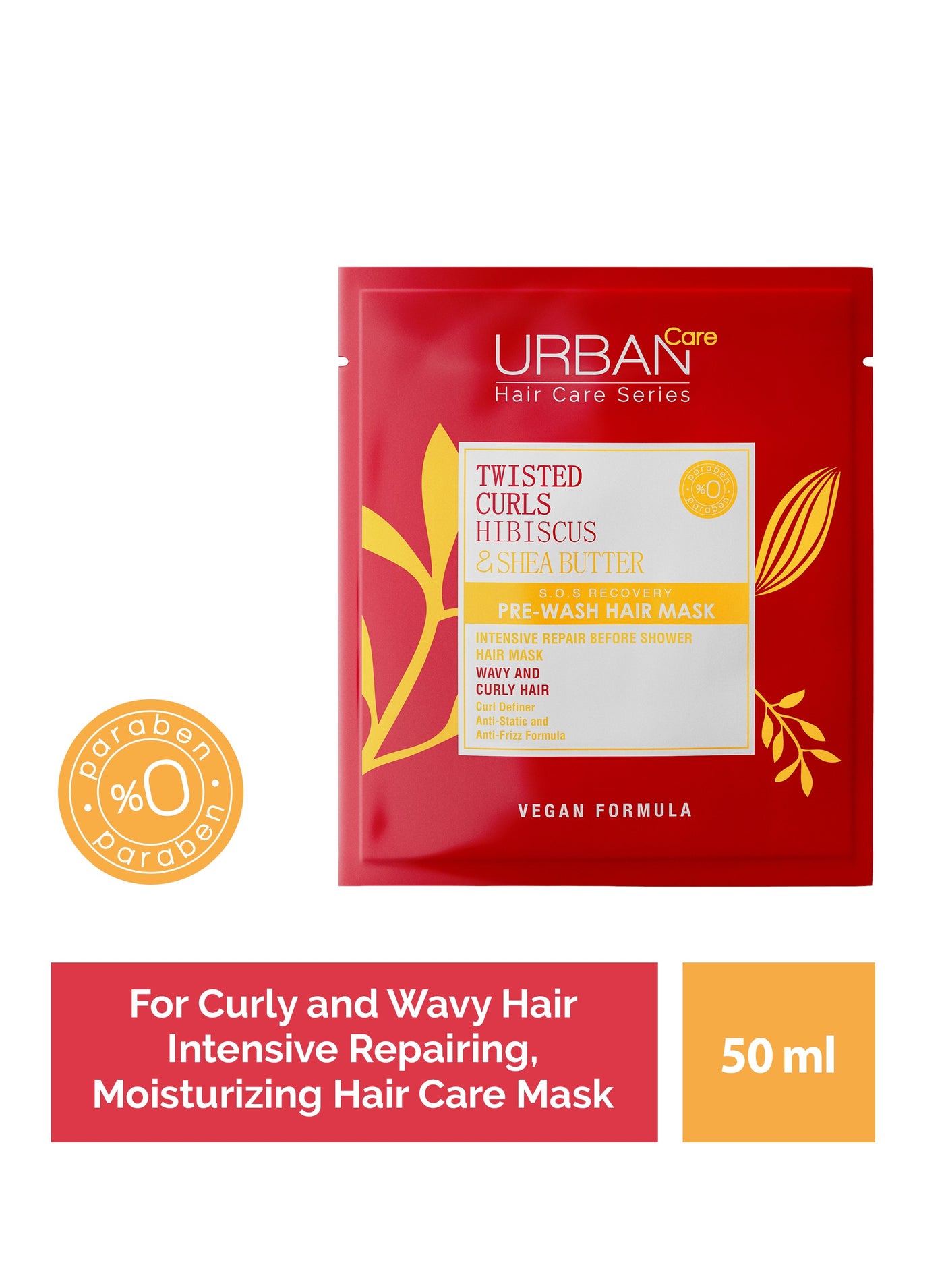 Urban Care Twisted Curls Hibiscus & Shea Butter Pre Hair Mask