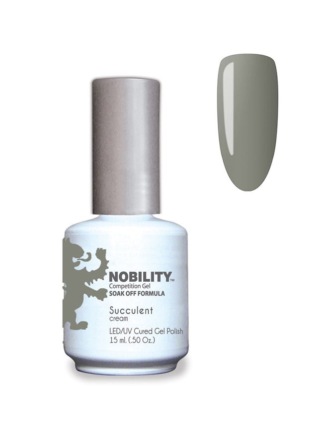 Nobility Soak Off Sea Turtle UV Led Cured Nail Polish Color Jungle Green Cream 15 ml Nbgp168